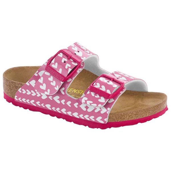 BIRKENSTOCK Arizona Kids Cute Hearts Rose Birko-Flor Outlet Store