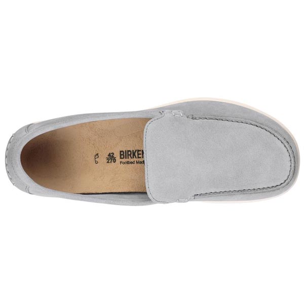 BIRKENSTOCK Domingo Light Grey Suede Outlet Store