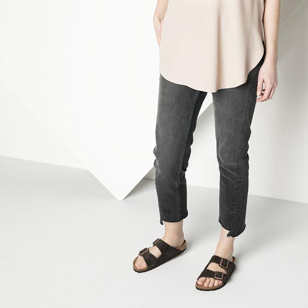 BIRKENSTOCK Arizona Mocha Suede Outlet Store