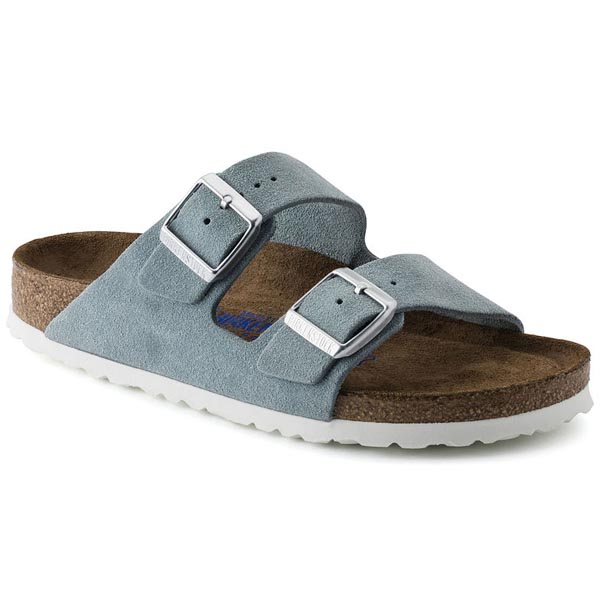 BIRKENSTOCK Arizona Soft Footbed Light Blue Oiled Leather Outlet Store