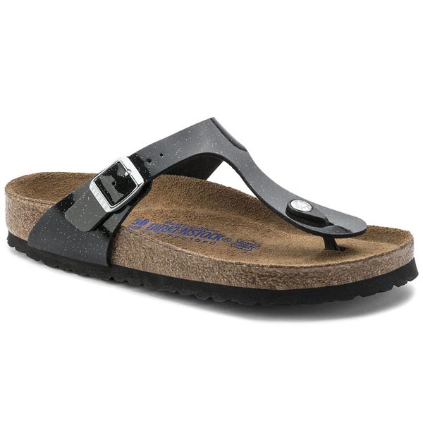 BIRKENSTOCK Gizeh Soft Footbed Magic Galaxy Black Birko-Flor Outlet Store