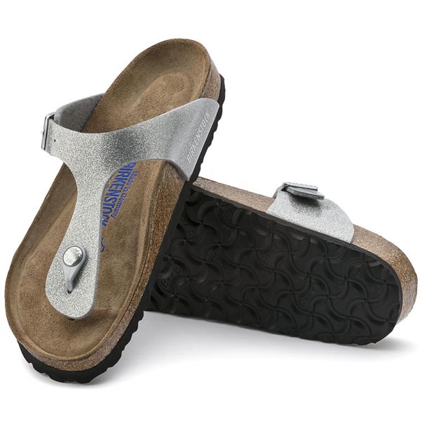 BIRKENSTOCK Gizeh Soft Footbed Magic Galaxy Silver Birko-Flor Outlet Store