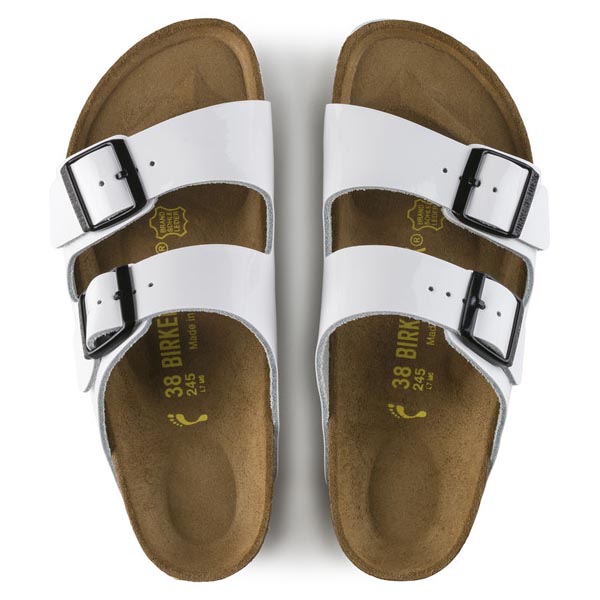 BIRKENSTOCK Arizona White Patent Leather Outlet Store