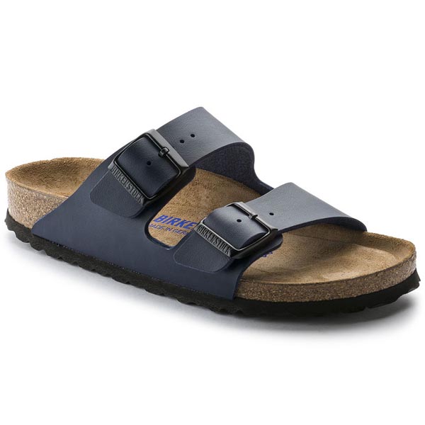 BIRKENSTOCK Arizona Soft Footbed Blue Birko-Flor Outlet Store