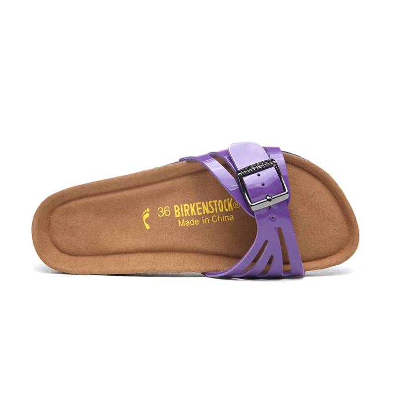 2018 Birkenstock 056 Leather Sandal purple